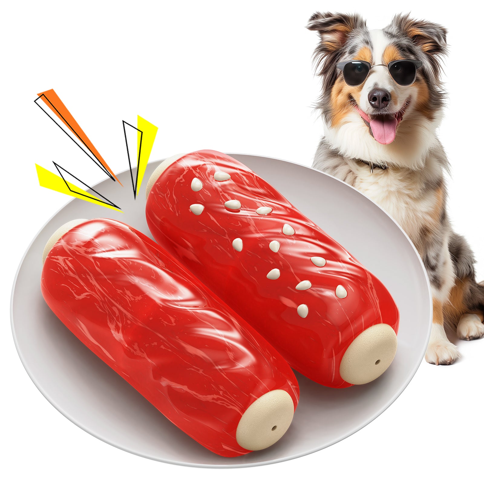 Indestructible Dog Chew Toy – Bacon Stick