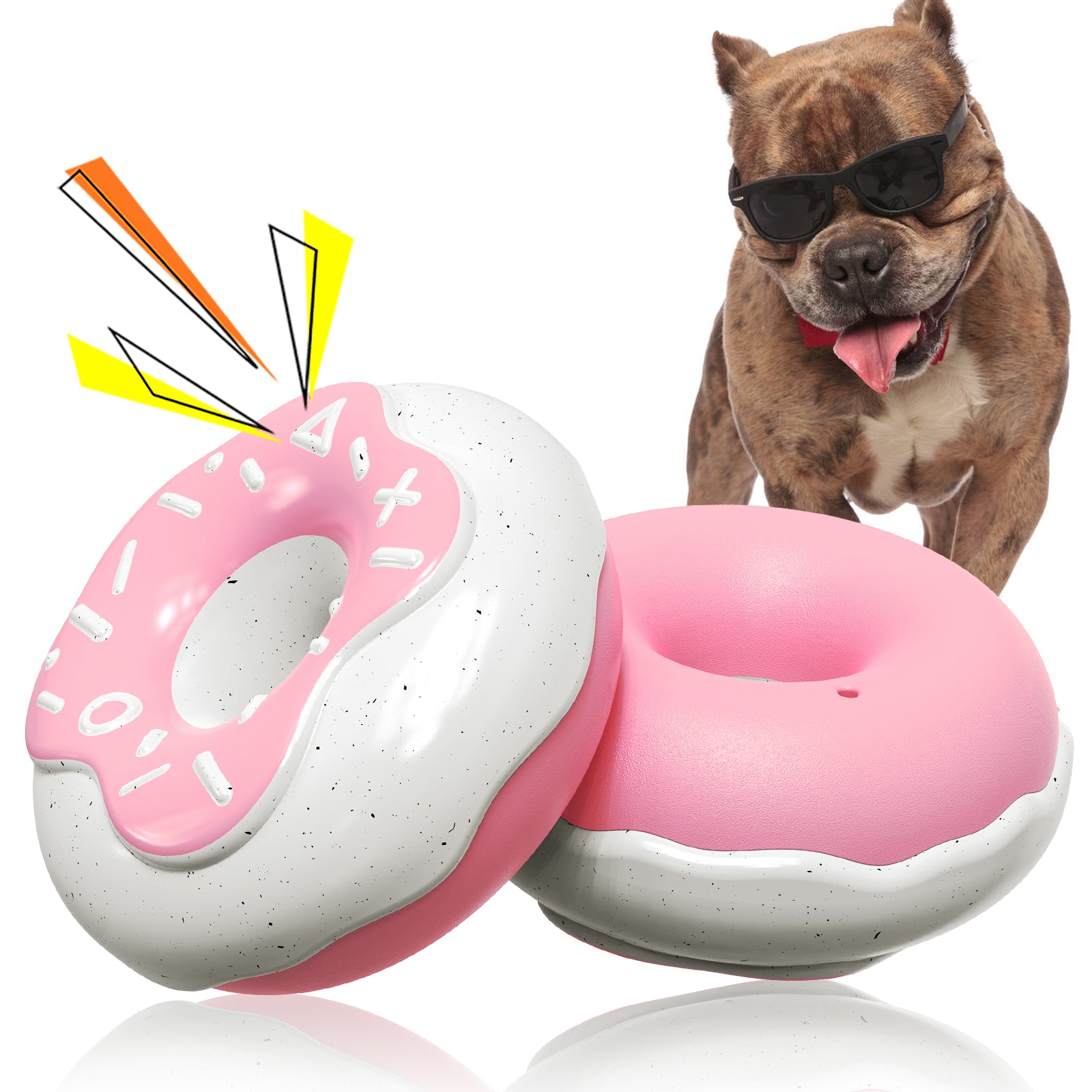 Indestructible Dog Chew Toy – Donut Toy