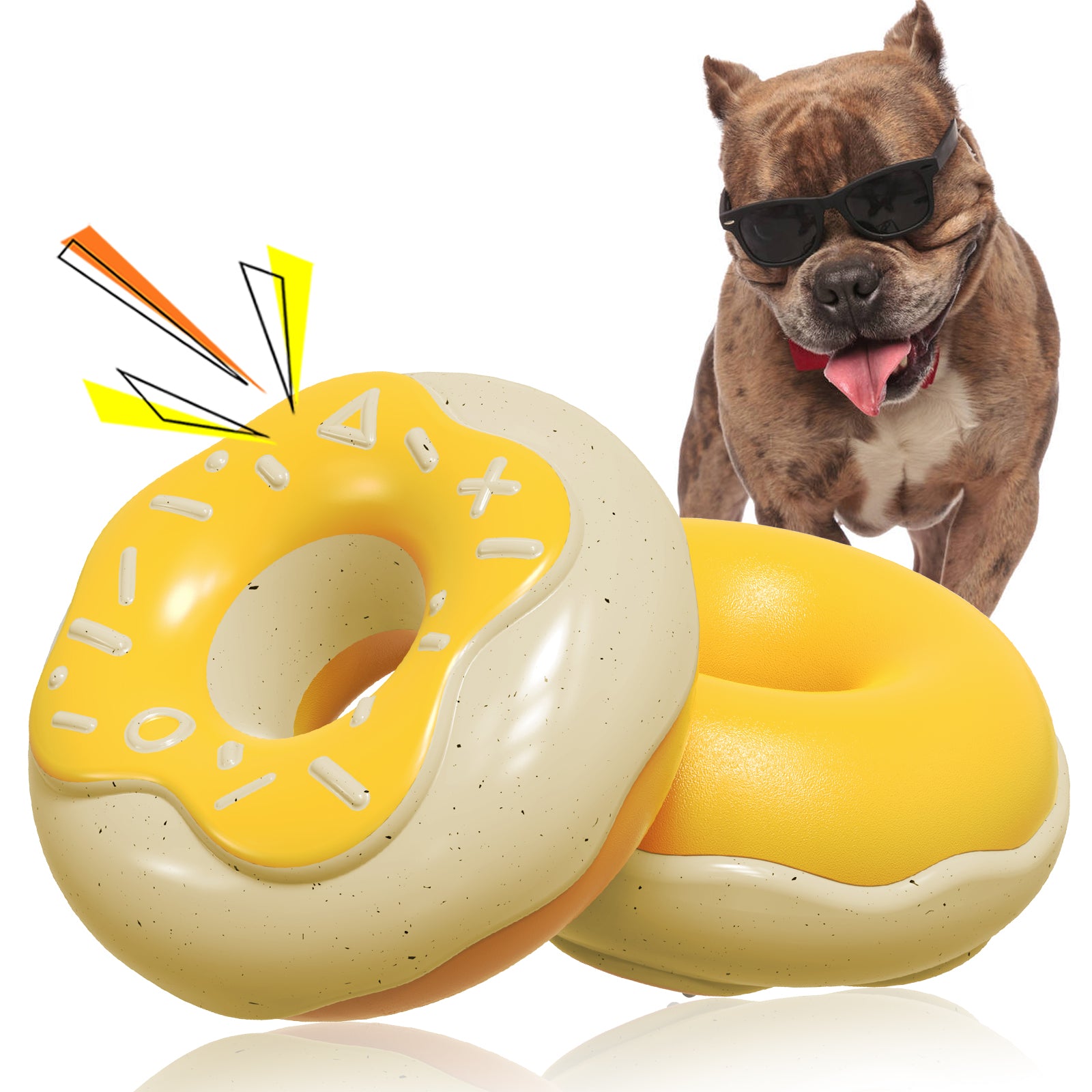 Indestructible Dog Chew Toy – Donut Toy