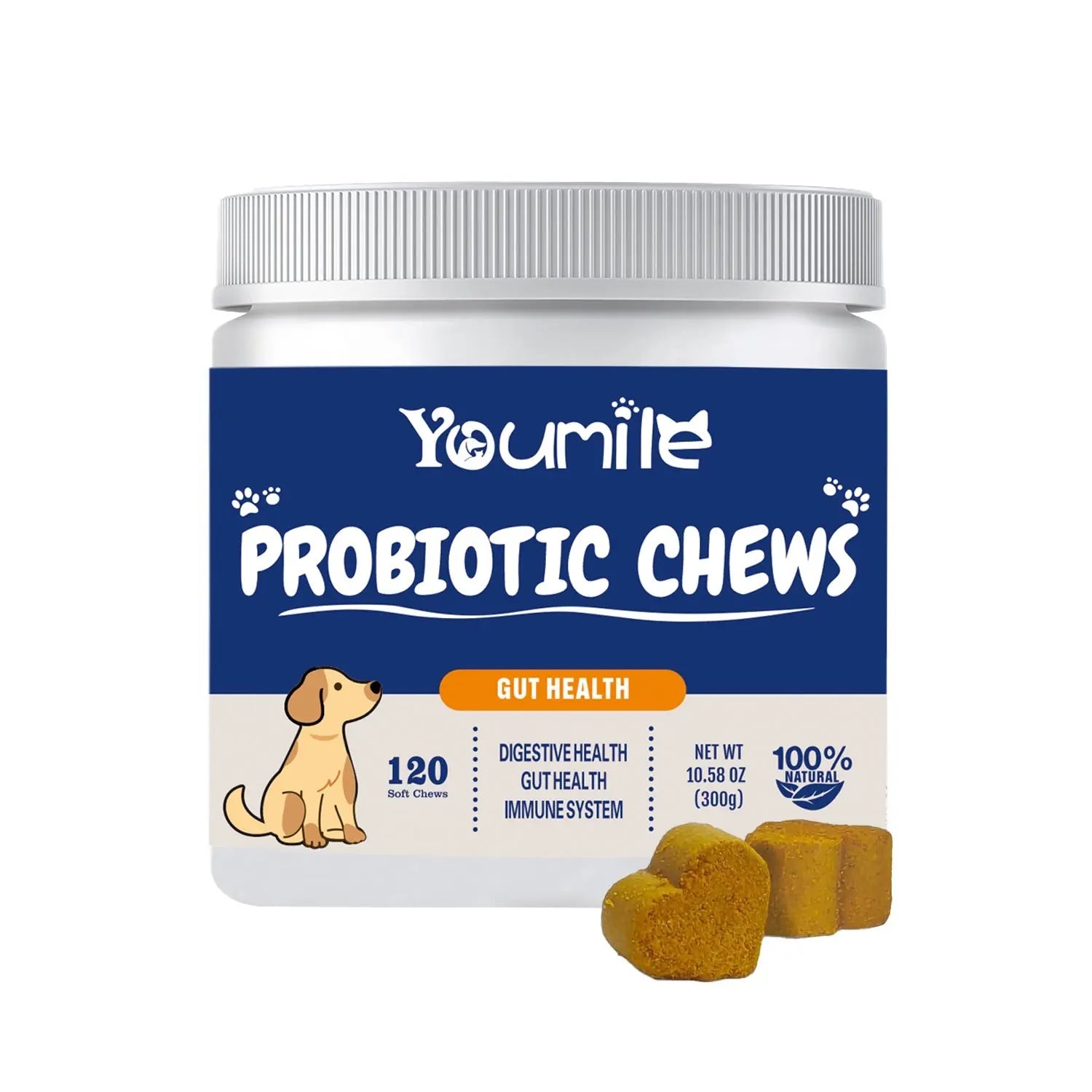 Dog Probiotic Chews – Digestive Health Support SunQueen