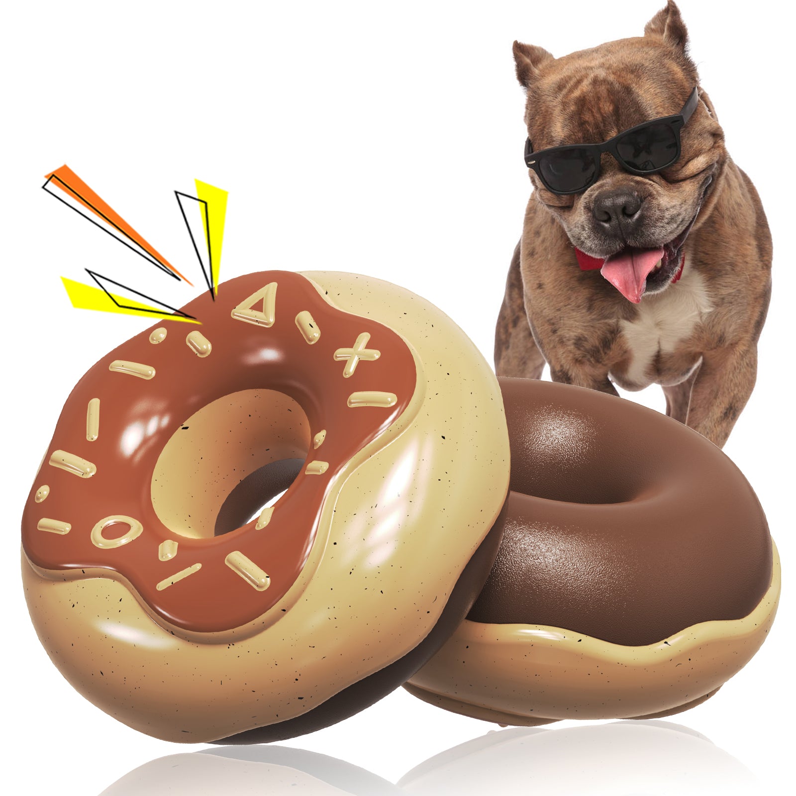 Indestructible Dog Chew Toy – Donut Toy