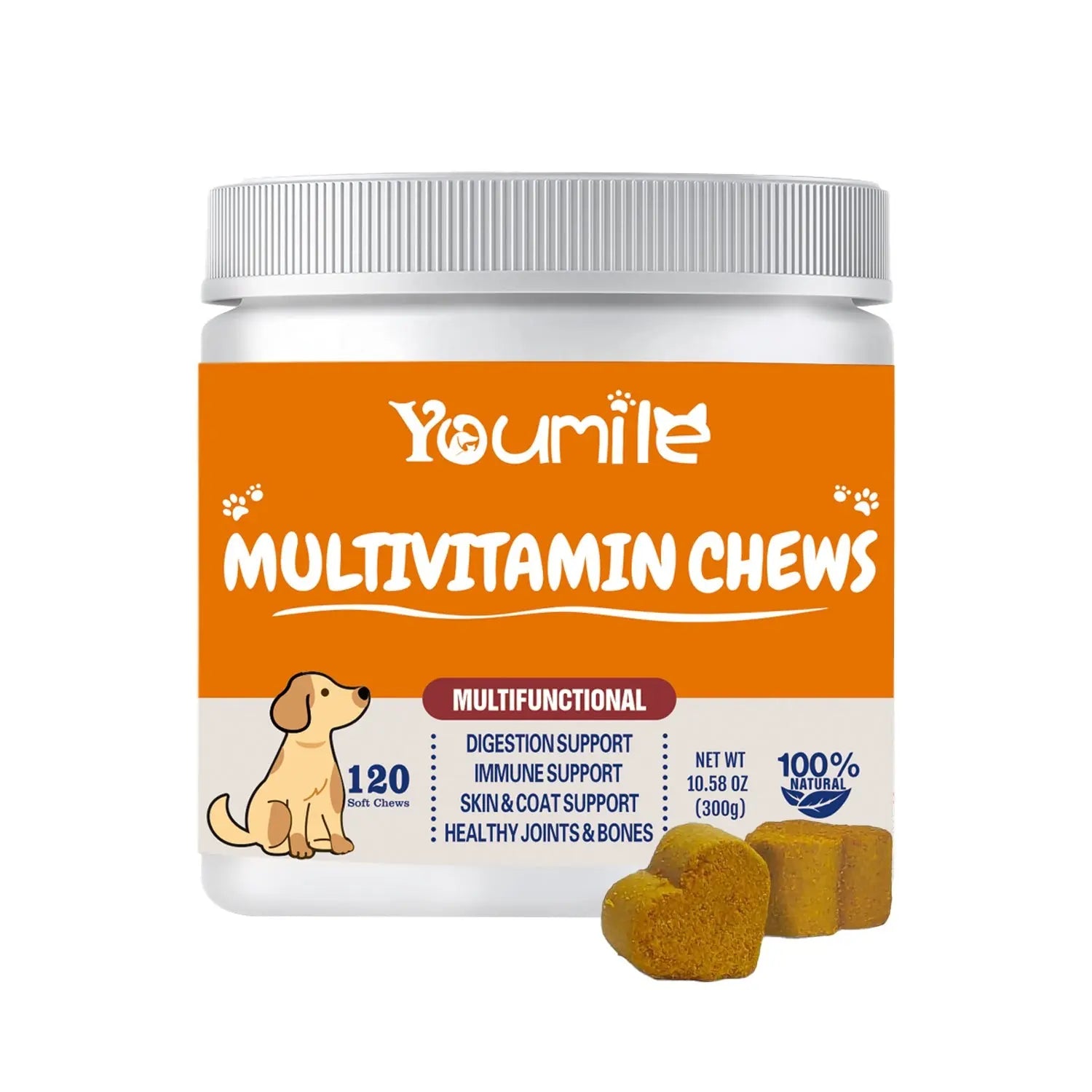 Dog Multivitamin Chews – Skin & Coat Support SunQueen