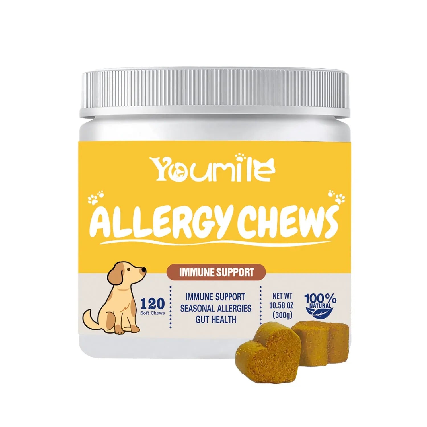 Dog Allergy Chews – Natural Immune Support SunQueen