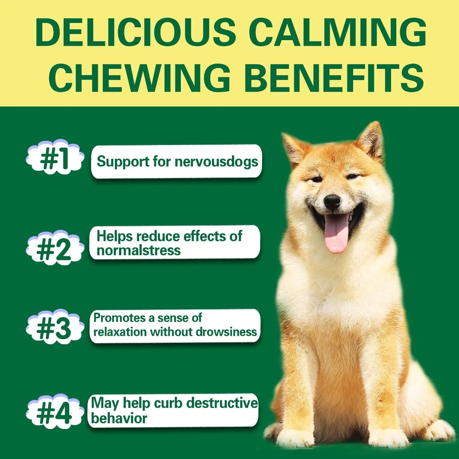 Dog Calming Chews – Stress Relief for Dogs