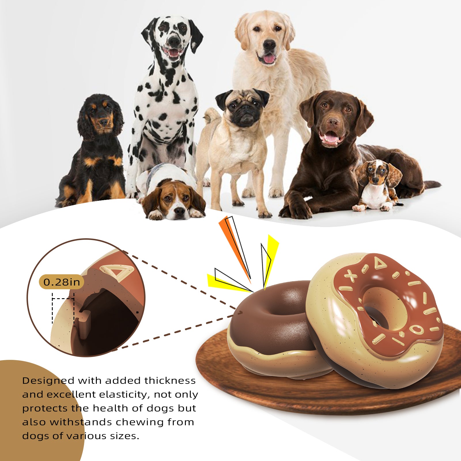 Indestructible Dog Chew Toy – Donut Toy