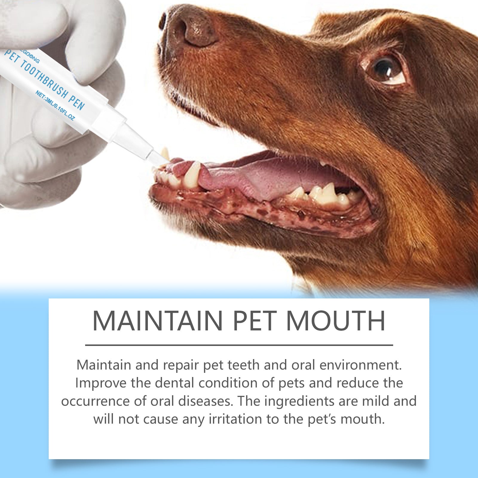 Pet Toothbrush Pen – Natural Teeth Whitening