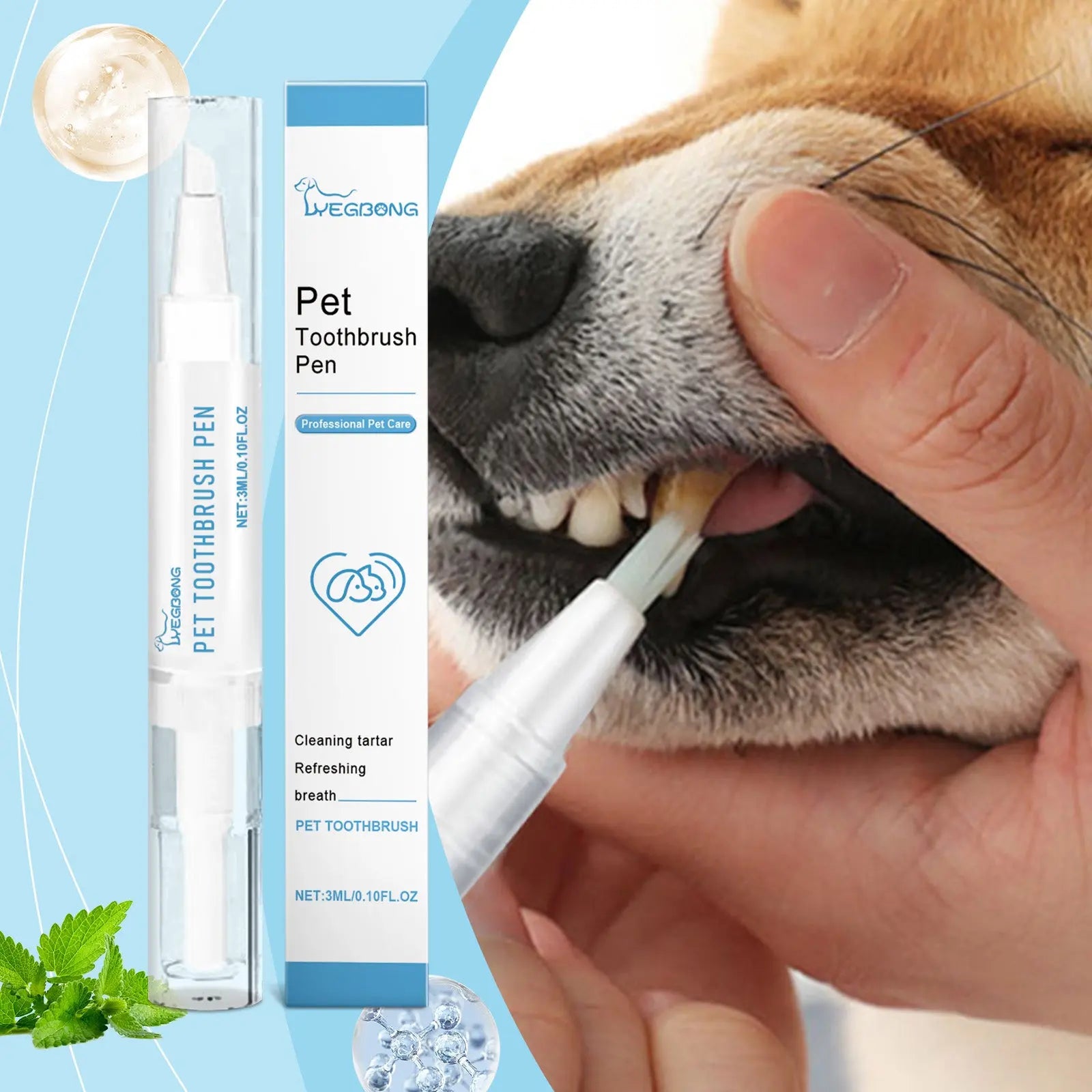 Pet Toothbrush Pen – Natural Teeth Whitening