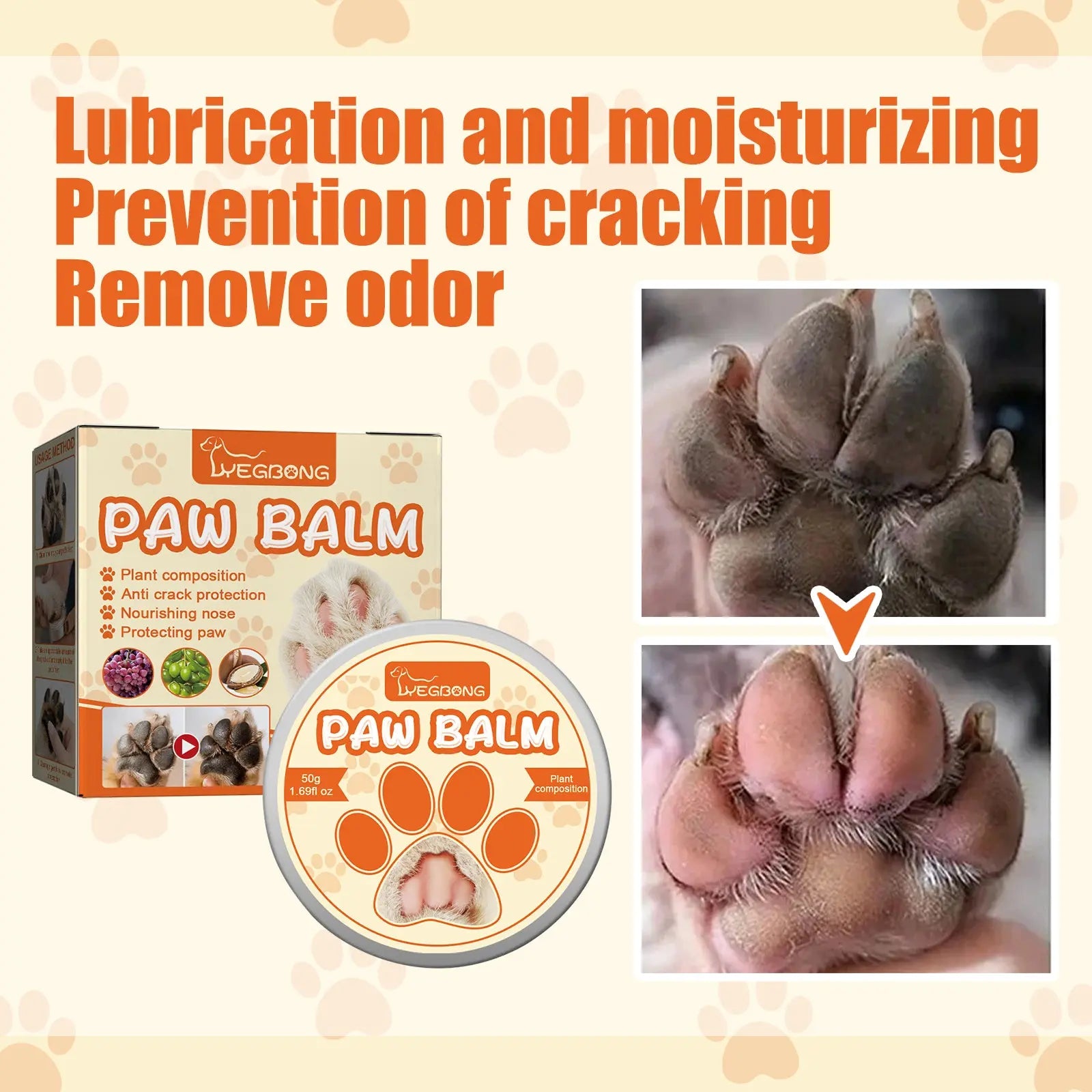 Pet Paw Balm – Moisturizing Care for Dogs & Cats