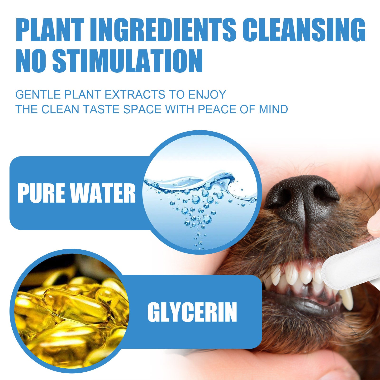 Pet Teeth Cleaning Wipes – Plaque & Breath Care