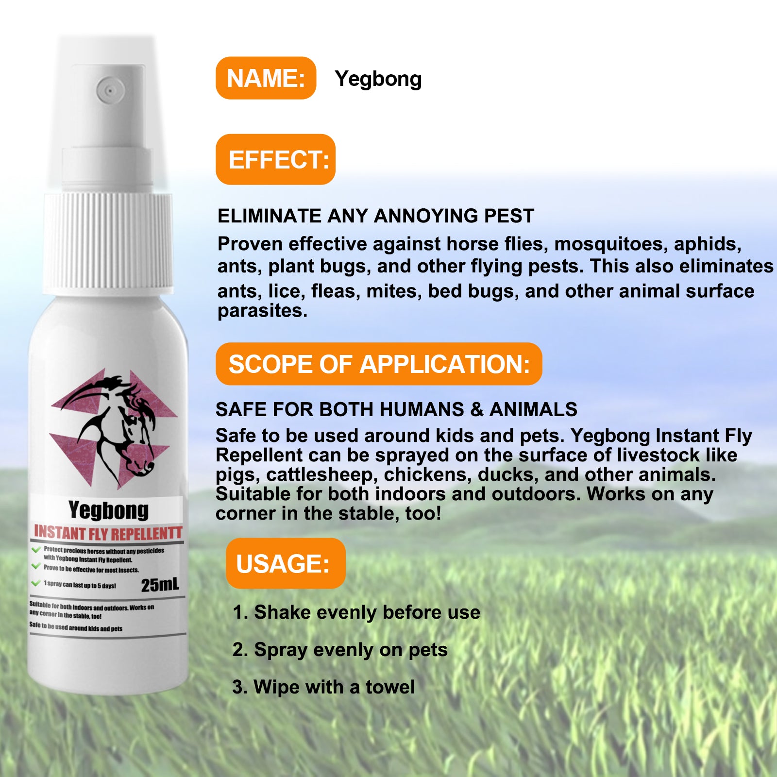 Flea & Tick Repellent Spray – Anti-Itch for Pets