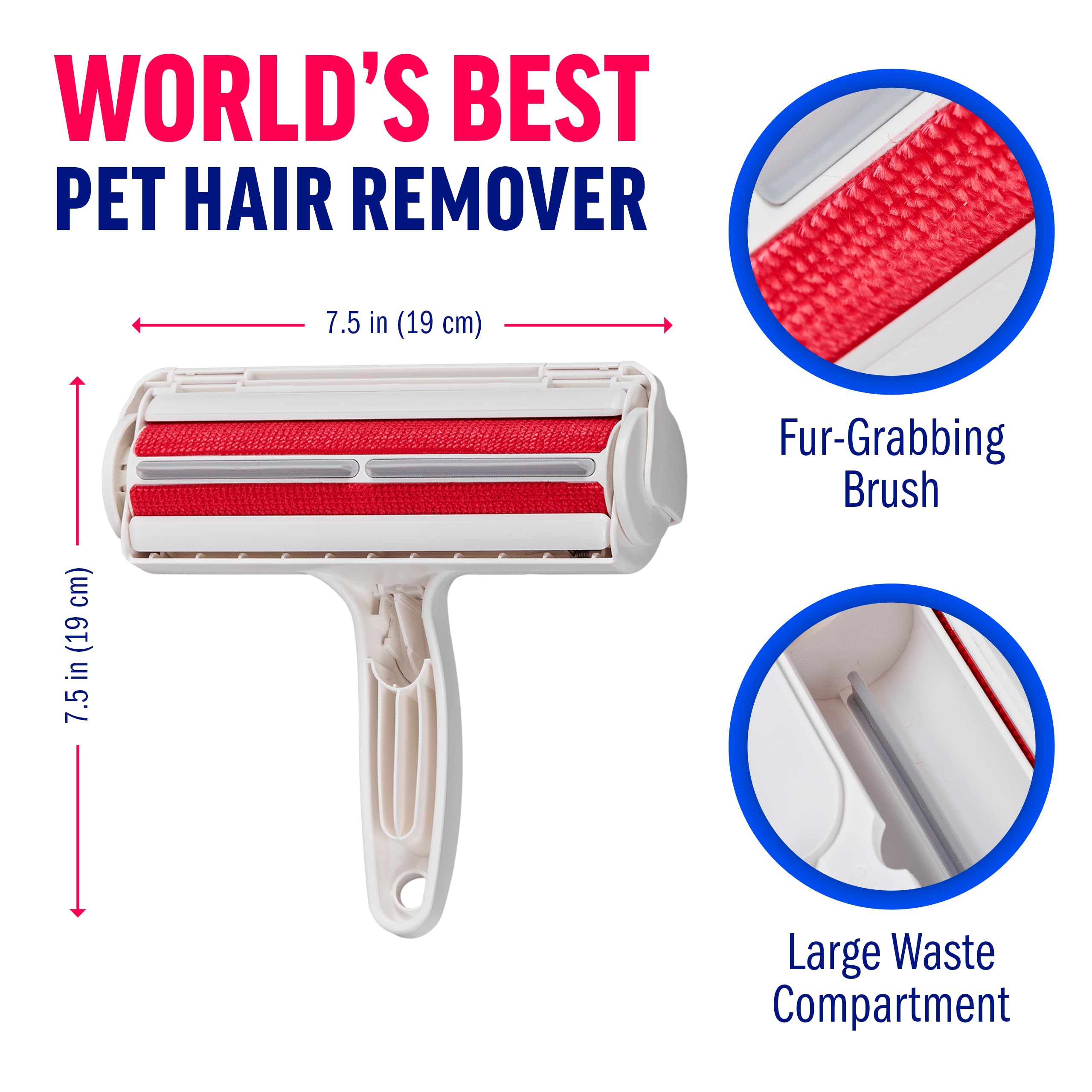 Pet Hair Remover – Reusable Lint Roller